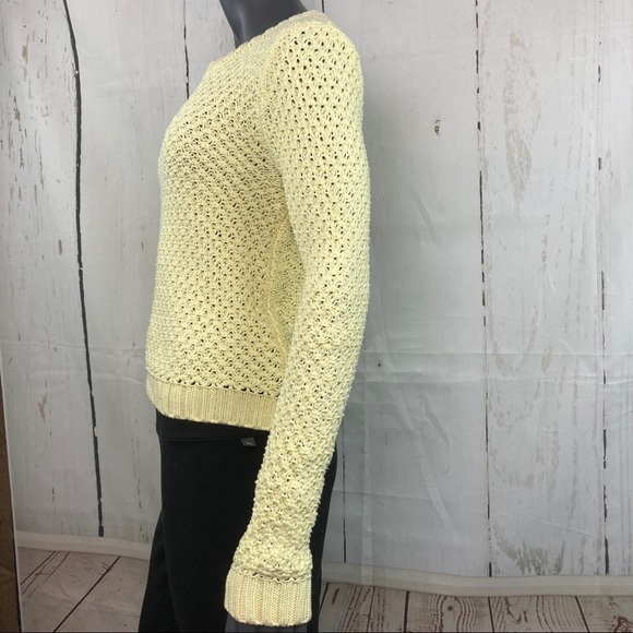 Andrea Jovine pale yellow knit sweater - Picture 2 of 5